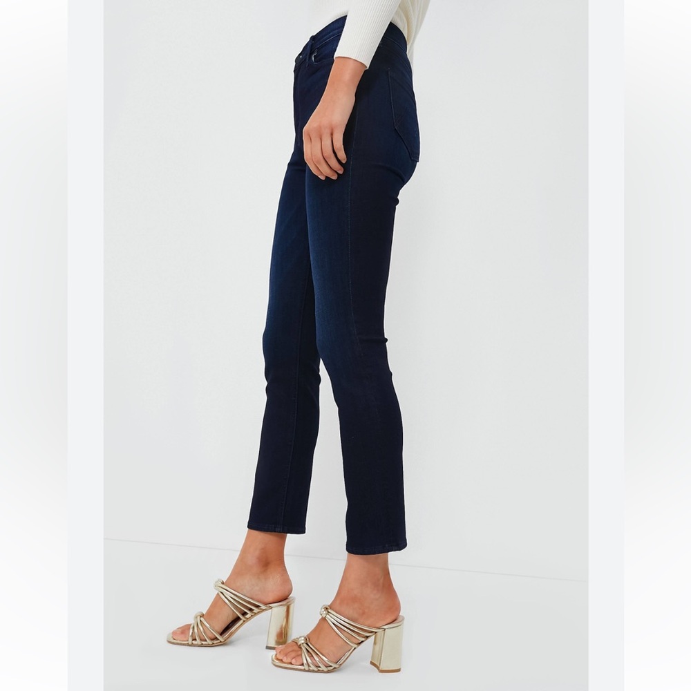 MOTHER THE MID RISE DAZZLER ANKLE BLUE JEANS NOW OR NEVER SIZE 26